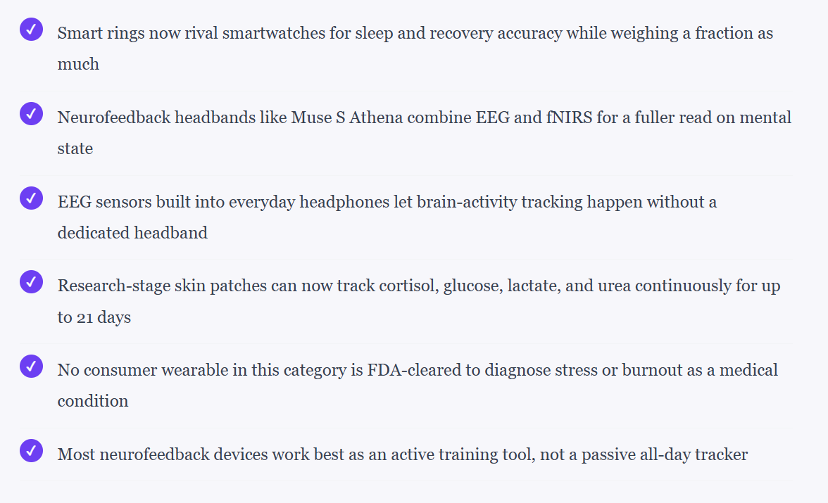 Wearable Tech 2.0: The Devices Quietly Replacing Your Smartwatch to Track Your Brain and Stress in Real Time