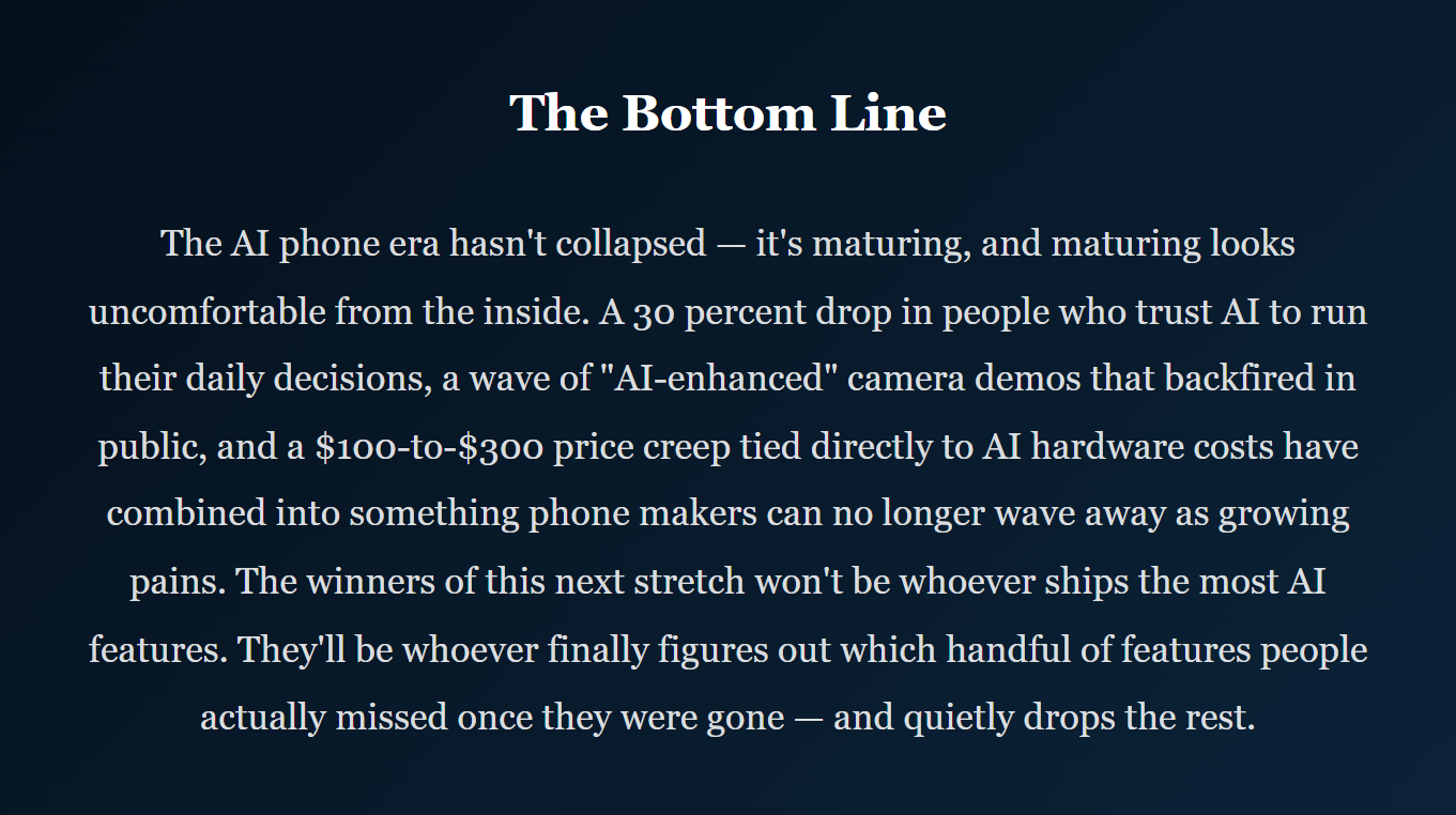 Nobody Asked for This Much AI: Inside the Growing Backlash Against Smartphone "Gimmick" Overload