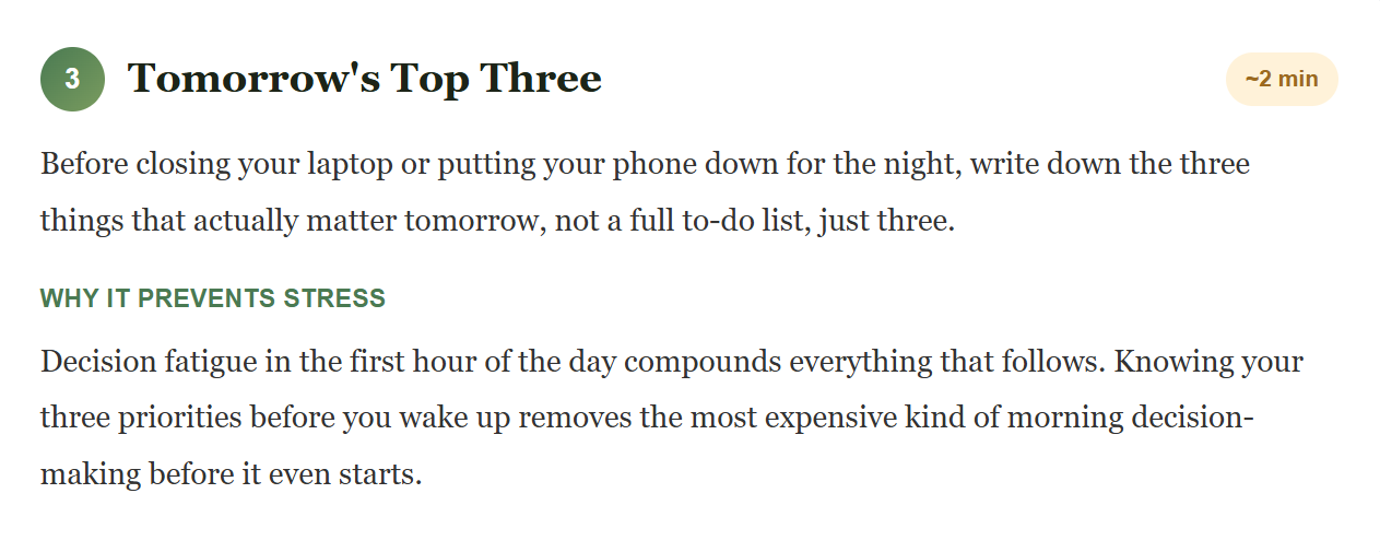 Micro-Habits That Take 2 Minutes But Save 2 Hours of Daily Stress