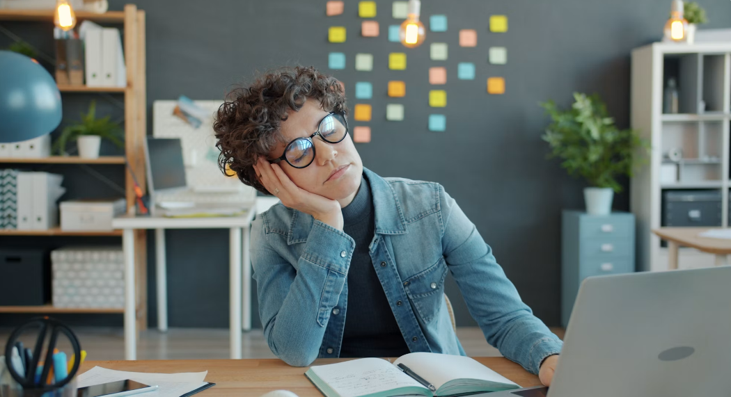 Photo: Vitaly Gariev / Unsplash — this is exactly the kind of exhaustion
a full night's sleep often doesn't touch: mental clutter and sensory overload,
not sleep debt.