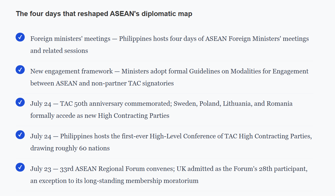 Why the UK Just Broke a Rule ASEAN Hadn't Bent in Years to Join This Manila Summit