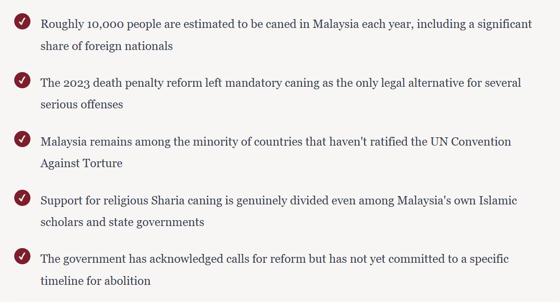 Twelve Strokes or Freedom: Inside Malaysia's Quiet Battle Over the Future of Judicial Caning