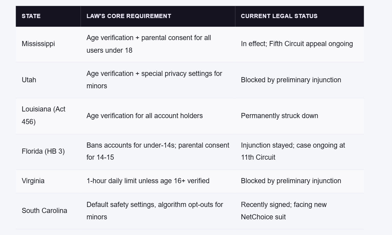 Why Almost Every State Law Trying to Keep Kids Off Social Media Keeps Getting Blocked