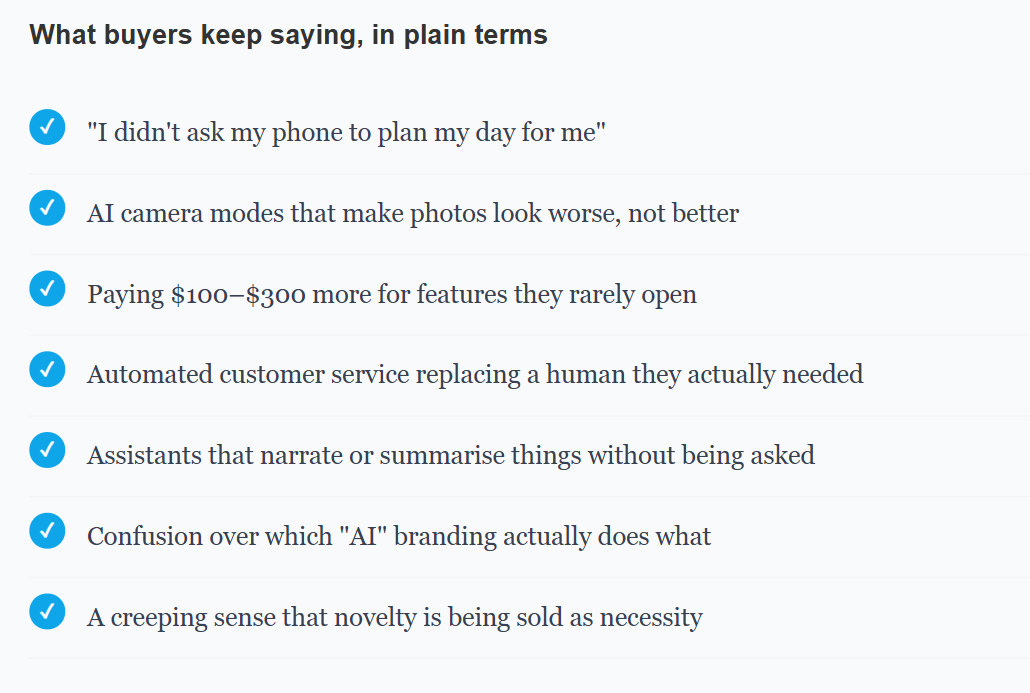 Nobody Asked for This Much AI: Inside the Growing Backlash Against Smartphone "Gimmick" Overload