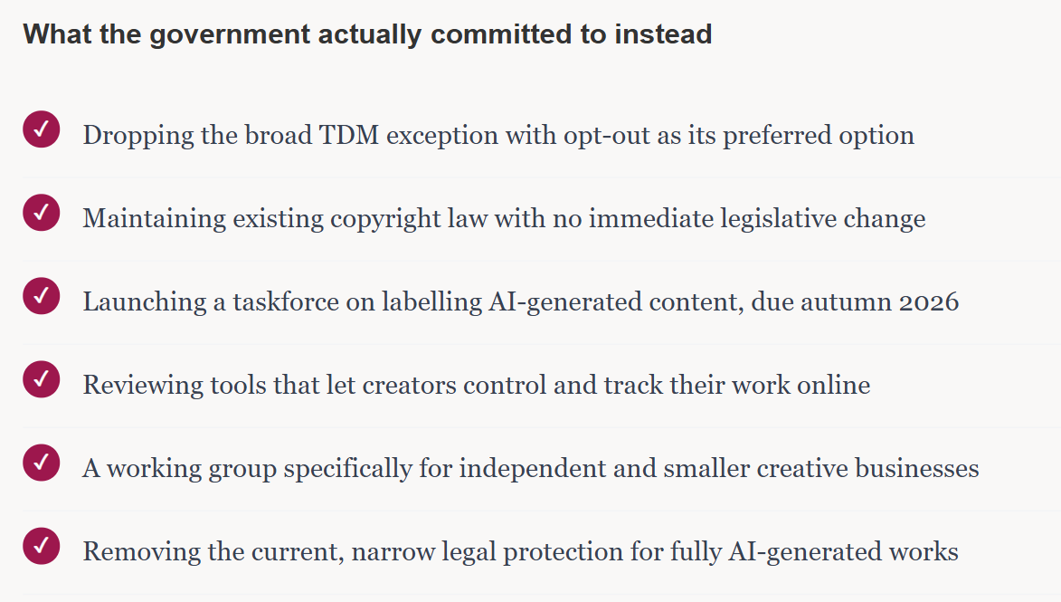 How the UK Nearly Rewrote Copyright Law for AI, and Why Creatives Are Calling It a Narrow Escape