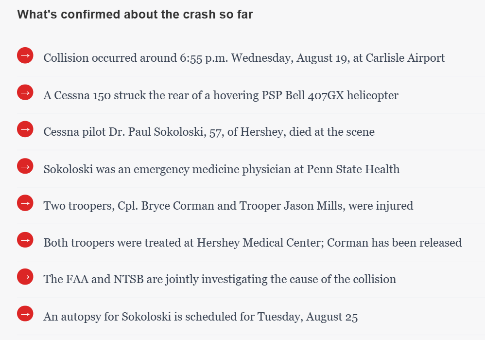 A Routine Landing, a Hovering Helicopter, and the Crash at Carlisle Airport That's Left a Community Searching for Answers
